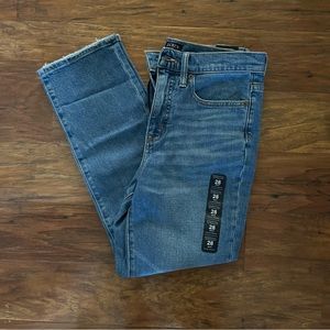 J. Crew Factory Essential Straight Jeans size 28